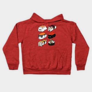 Sushi Exotic Shorthair Kids Hoodie